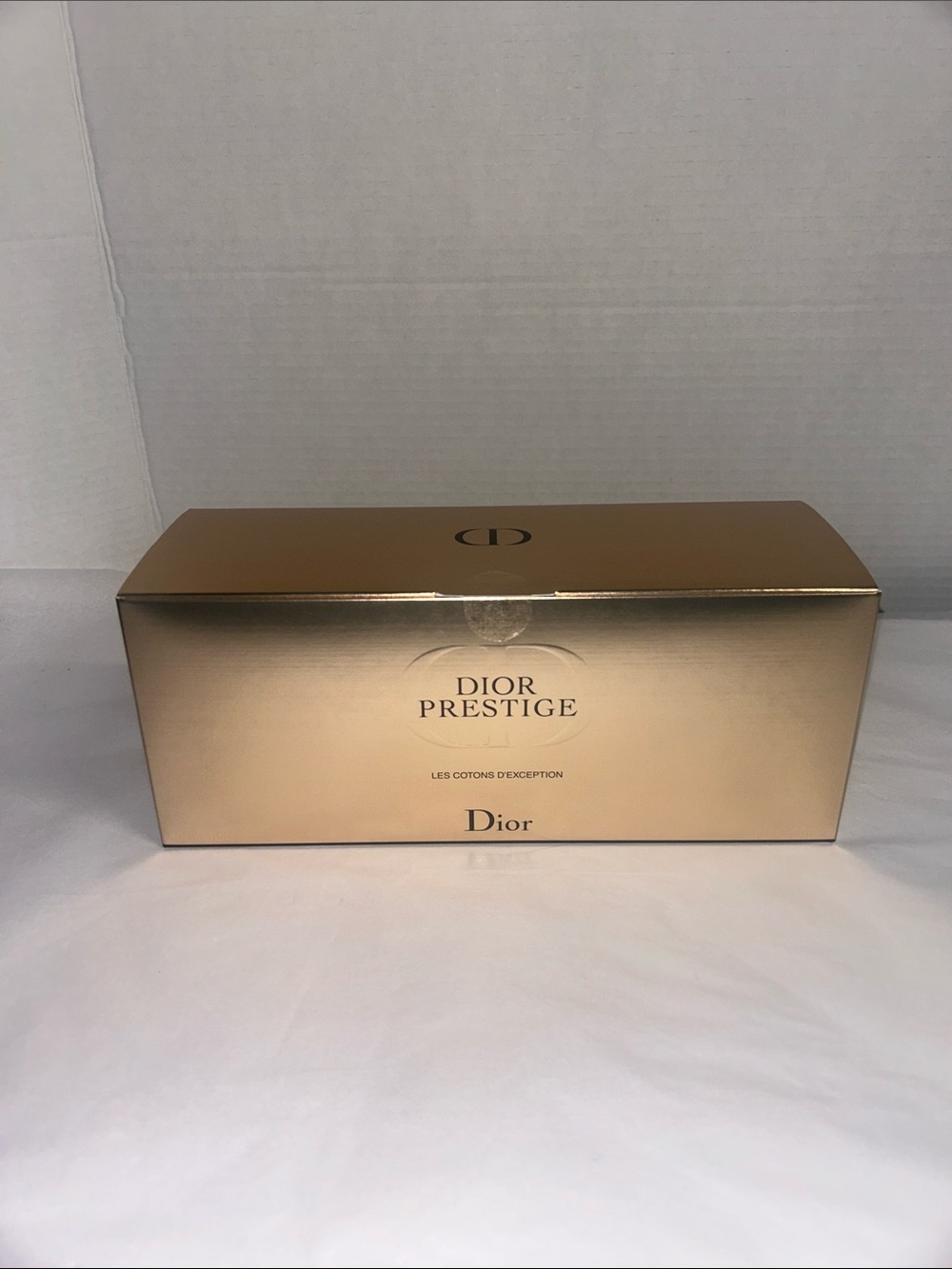 Dior Prestige Metallic Gold Makeup Remover Box 100-cotons